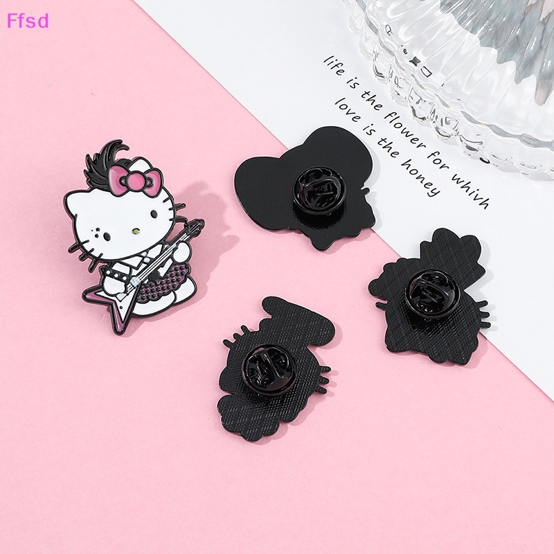 SANRIO Ghim Cài Ba Lô / Túi Xách Hình Mèo hello kitty Đáng Yêu Thời Trang Cho Nữ