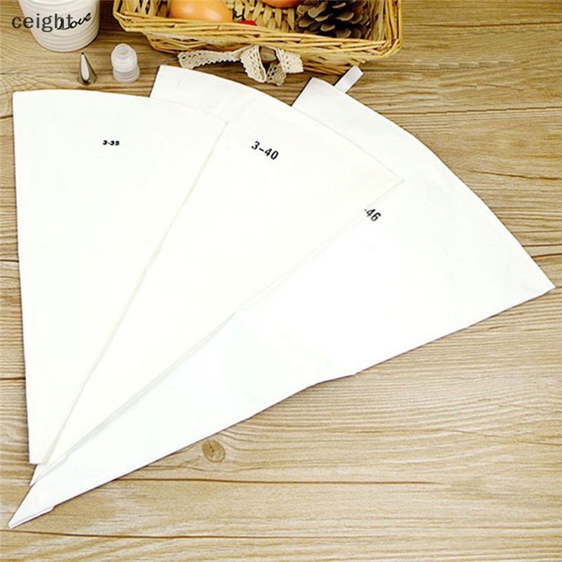 Túi Vải Bắt Kem 3 Kích Thước Có Thể Tái Sử Dụng