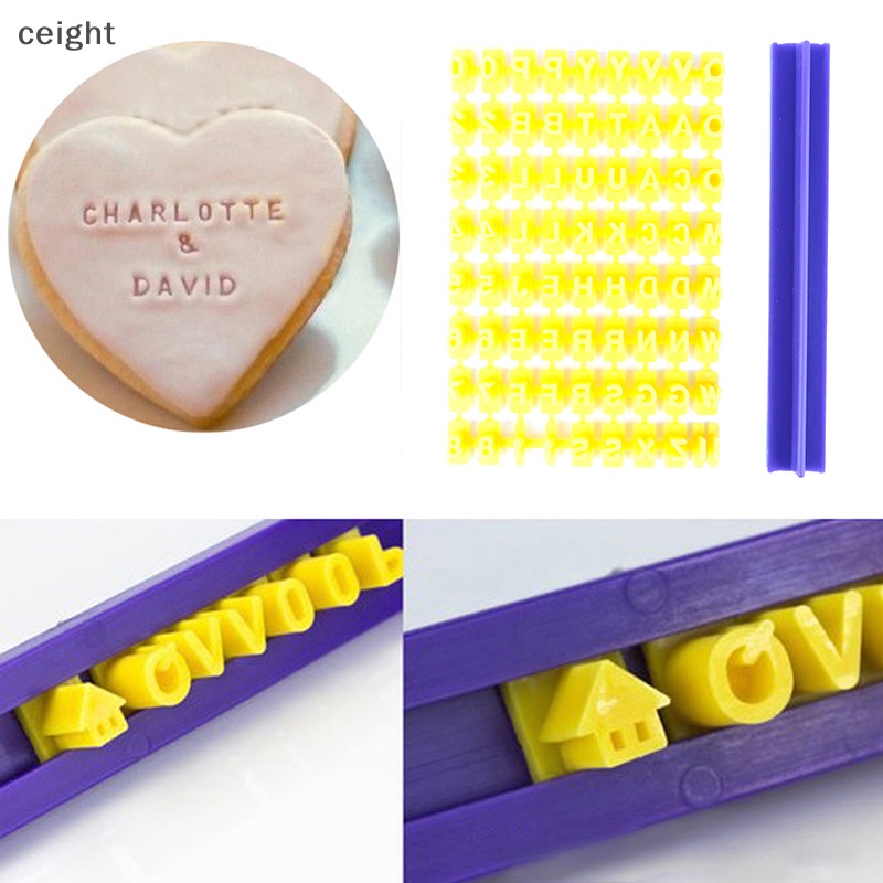 Khuôn Nhấn Bánh Quy Hình Chữ Cái Và Số