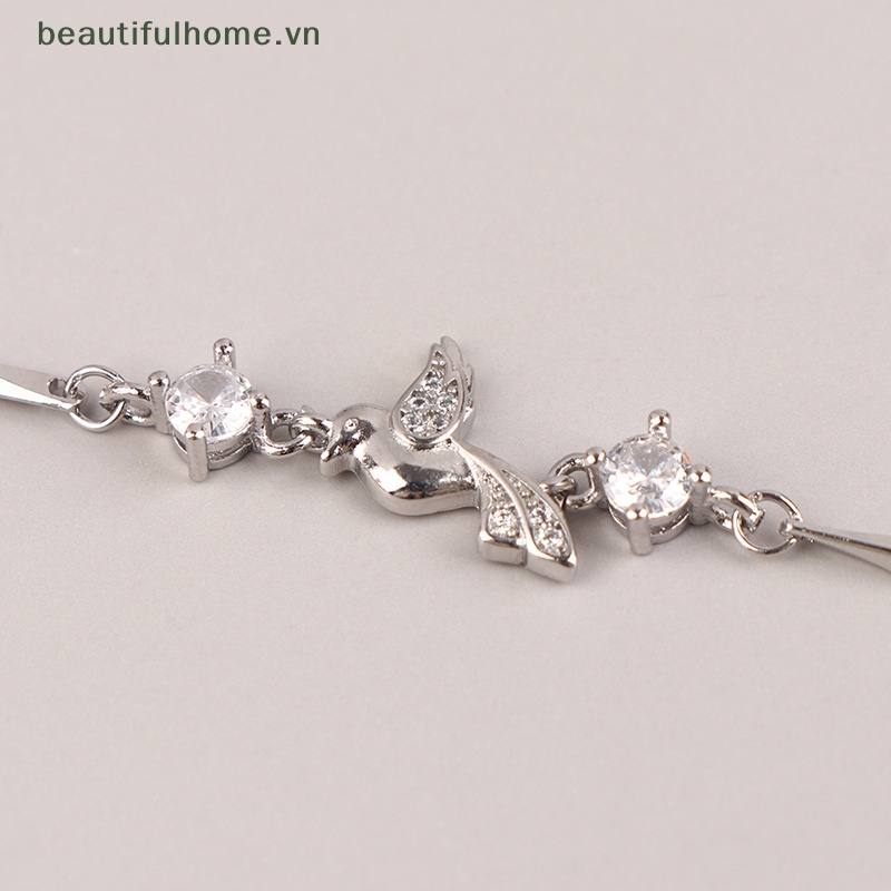 [beautifulhome] Vòng Tay Cotton Gỗ Sồi Bạc Thời Trang Xu Hướng Tình Yêu Dài [beauty]