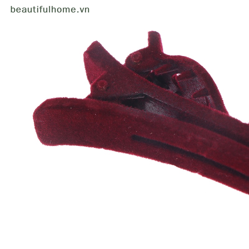 Set 2 Kẹp Tóc Mái Màu Đen Thời Trang