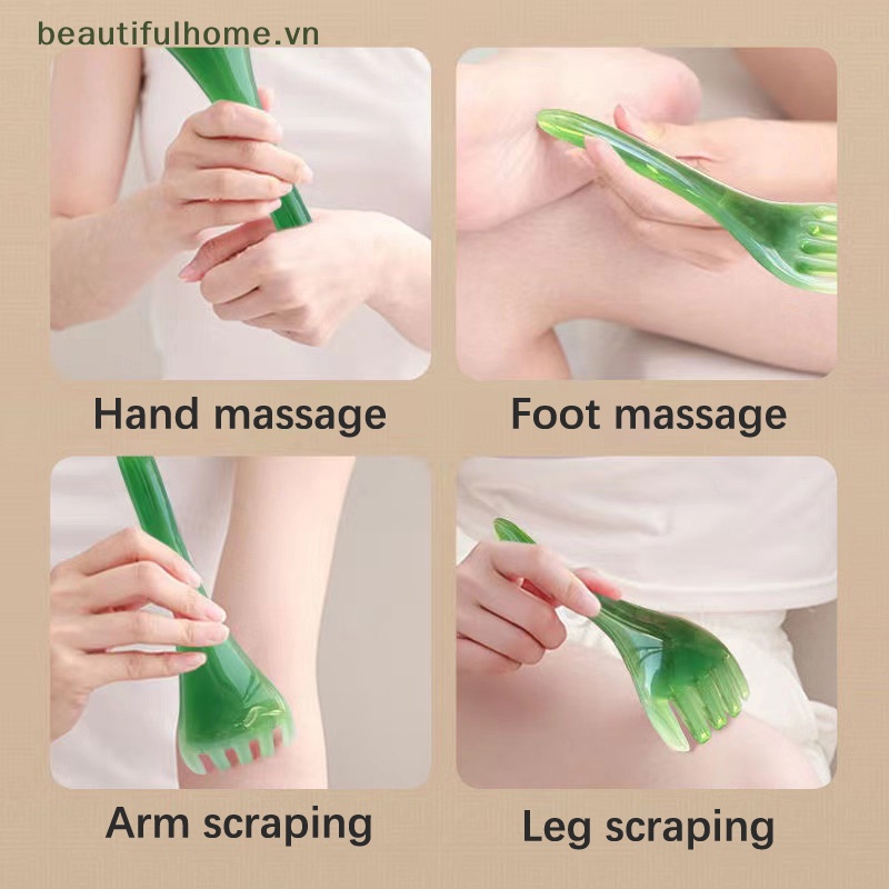 Dụng Cụ Mát Xa Gua Sha Chuyên Dụng Cho Mát Xa Da Đầu Và Cổ