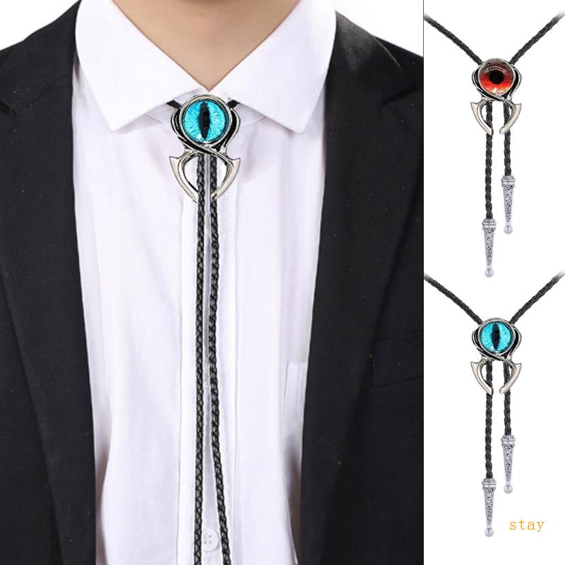 Cà Vạt Bolo Hình Mắt Quỷ Phong Cách Cao Bồi Phương Tây Cho Nam Và Nữ