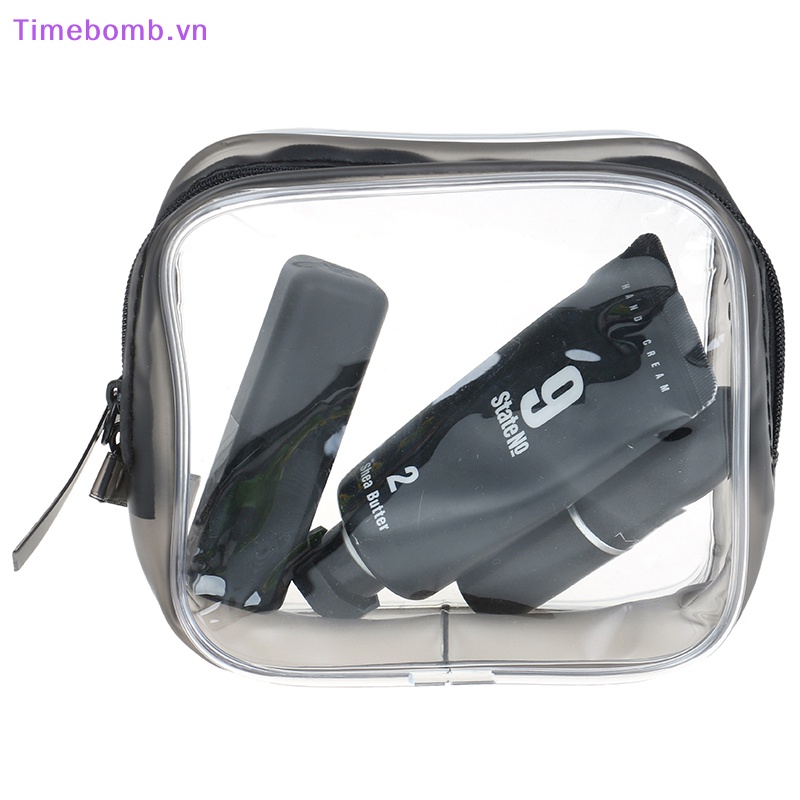 # Túi Đeo Chéo Thời Trang Hàn Cho Nữ # Túi Đựng Mỹ Phẩm Trong Suốt Chống Thấm Nước .