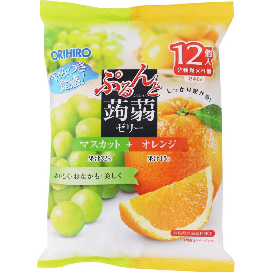 Thạch Trái Cây Orihiro Nhật Bản Dai Giòn, Nhiều Vị An Toàn Cho Bé 240g Umiko