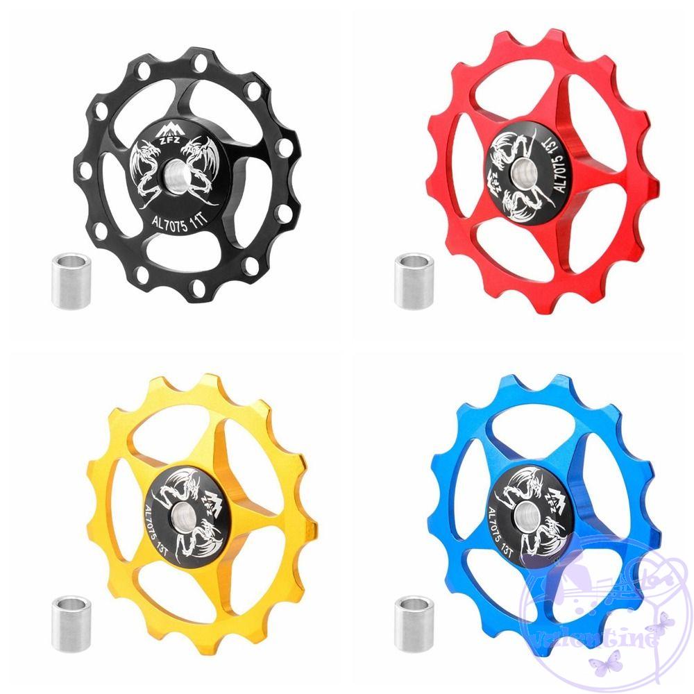 Ròng Rọc Dẫn Hướng Dẫn Phía Sau Xe Đạp Bằng Hợp Kim Nhôm + Gốm Sứ