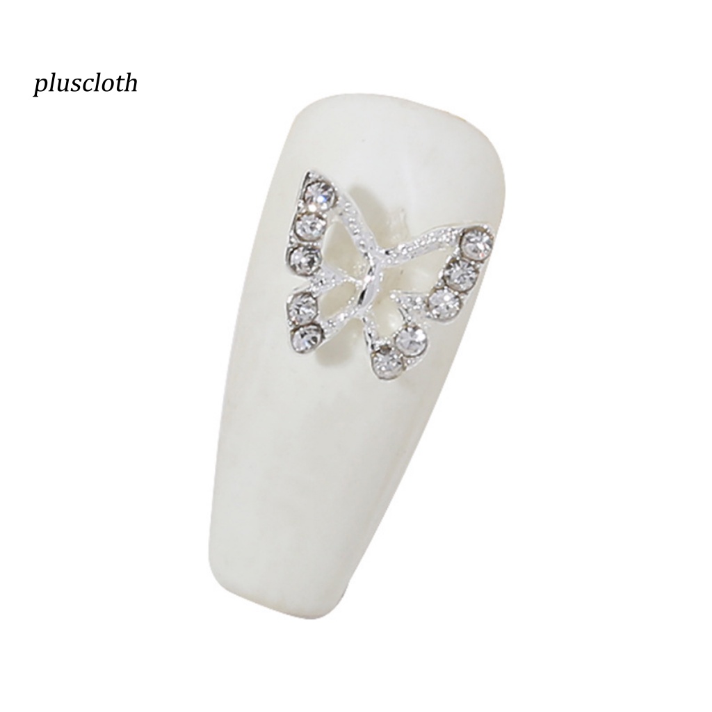 Bộ 10 Hạt Nơ Hợp Kim Lấp Lánh Trang Trí Móng Tay Nghệ Thuật