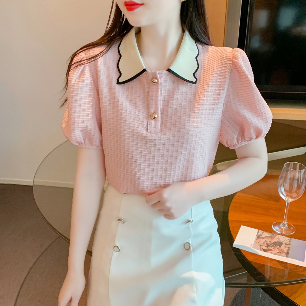 Áo Thun polo Tay Ngắn Phong Cách Hàn Quốc Ngọt Ngào Cho Nữ XR39 2023