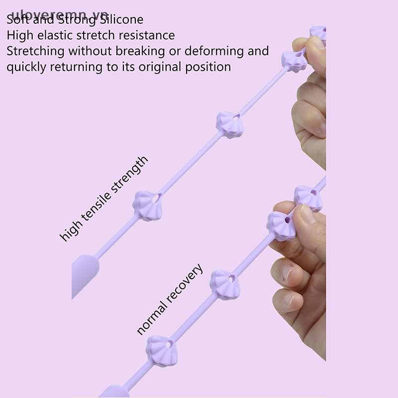 Uloveremn Đồ Chơi Dây Xích Núm Vú Giả Chống Thất Lạc Bằng Silicone Dành Cho Trẻ Em