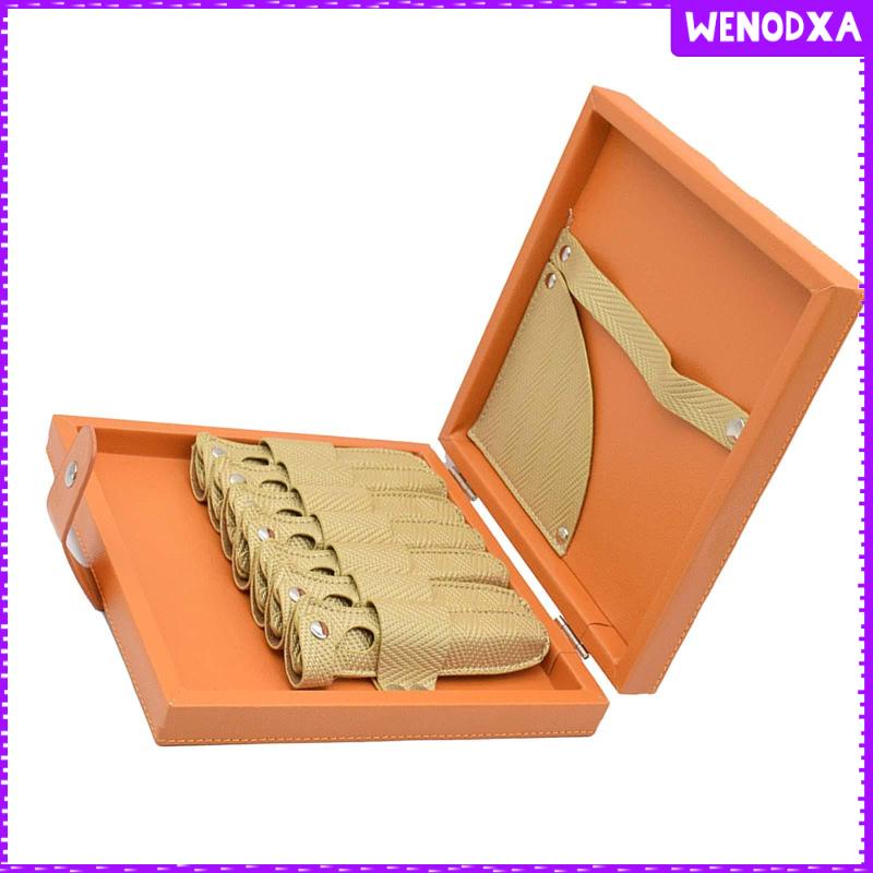 Hộp Đựng Kéo Cắt Tóc Bằng Da PU 23x23x4.5cm Tiết Kiệm Không Gian