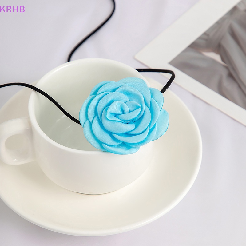 1 Vòng Cổ Choker Thắt Nút Điều Chỉnh Được Hình Hoa Hồng KRHB Cho Nữ Mới