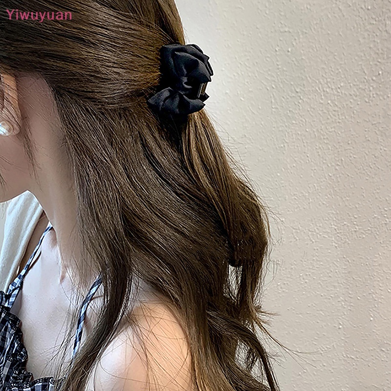Kẹp Tóc Hình Nơ Hai Mặt Thiết Kế Đơn Giản Thanh Lịch Cho Nữ