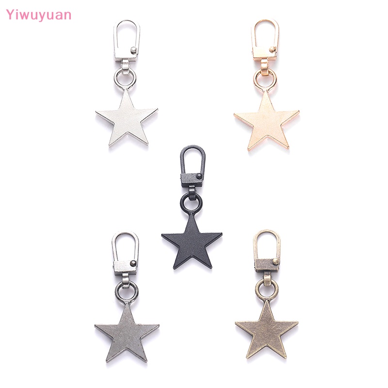 Bộ 5 Dụng Cụ Sửa Chữa Khóa Kéo Ba Lô / Áo Khoác / Dây Kéo Hình Ngôi Sao Bằng Kim Loại Tháo Rời Được Mới