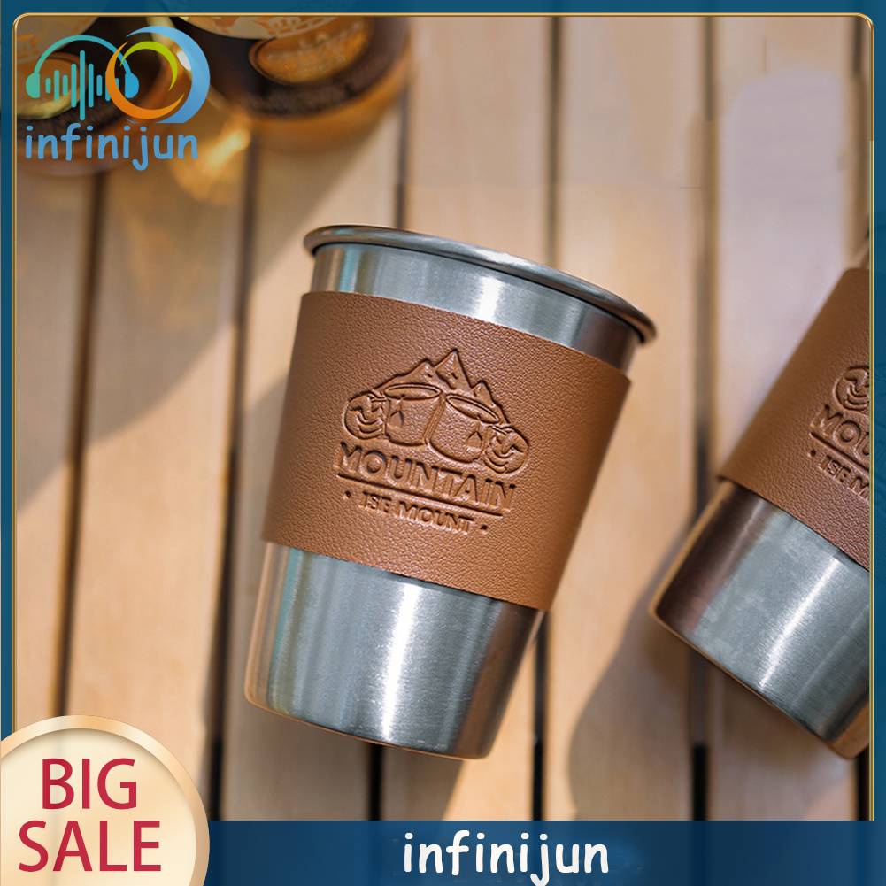 Vỏ Bọc Cốc Cà Phê Mang Đi Cắm Trại / Leo Núi Kiểu Vintage