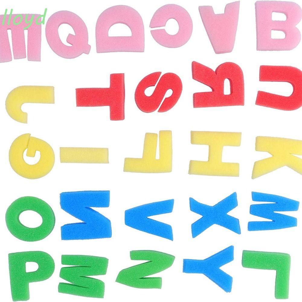 Bộ Con Dấu In Chữ Graffiti Bằng Mút Xốp Độc Đáo Dùng Trang Trí Thủ Công DIY Cho Bé