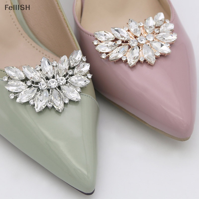 1 Kẹp Đính Đá Lấp Lánh Trang Trí Giày Cao Gót Cho Cô Dâu 439br