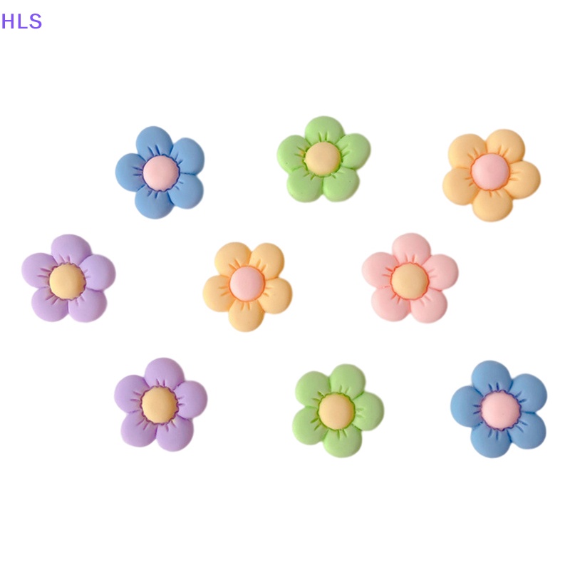 Phụ Kiện Khóa Giày Đục Lỗ Hình Hoa Cúc Dễ Thương 5 Khớp