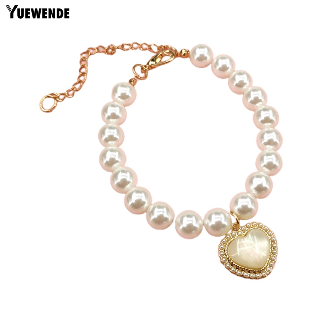 Vòng Cổ YQ.E Bề Mặt Mịn Màng Chống Phai Màu Có Thể Điều Chỉnh Trang Trí Cho Thú Cưng