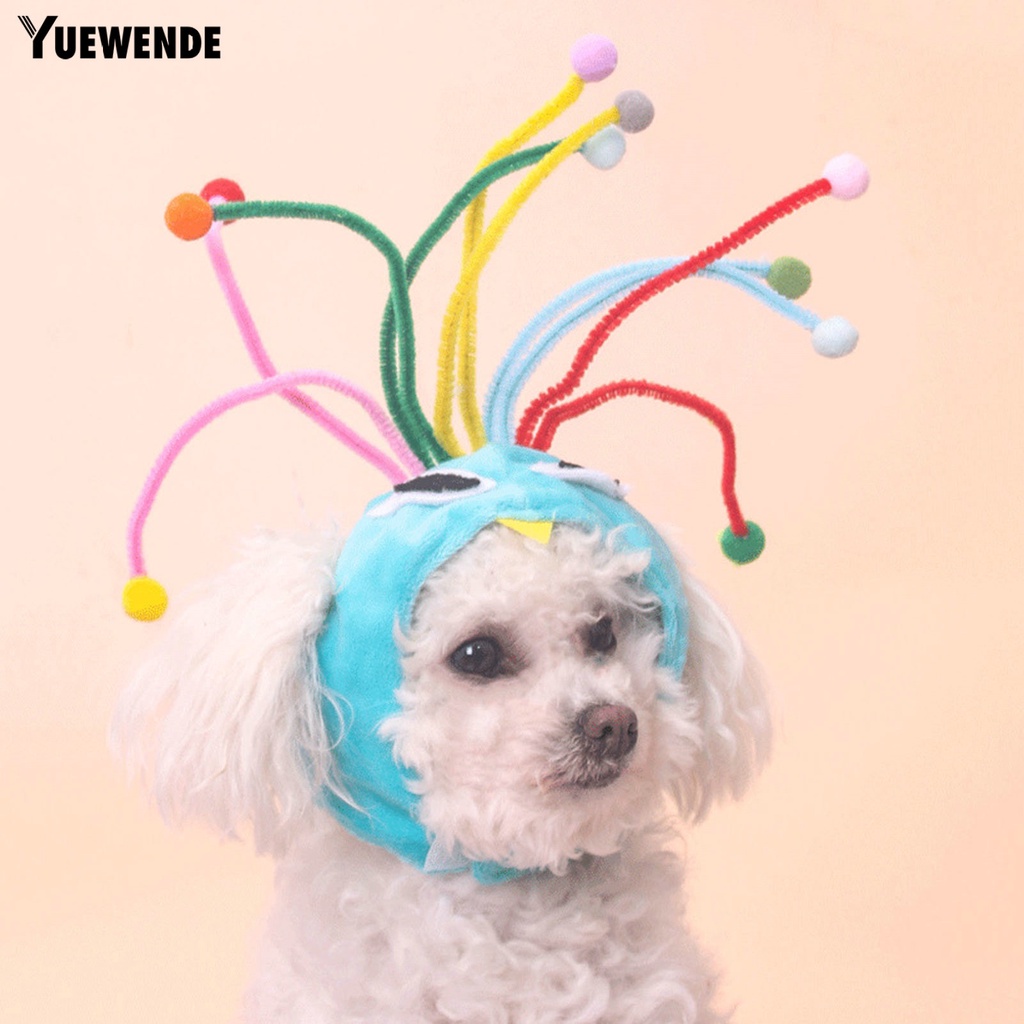 Mũ Lưỡi Trai Hình Chim Công Dễ Thương Cho Thú Cưng