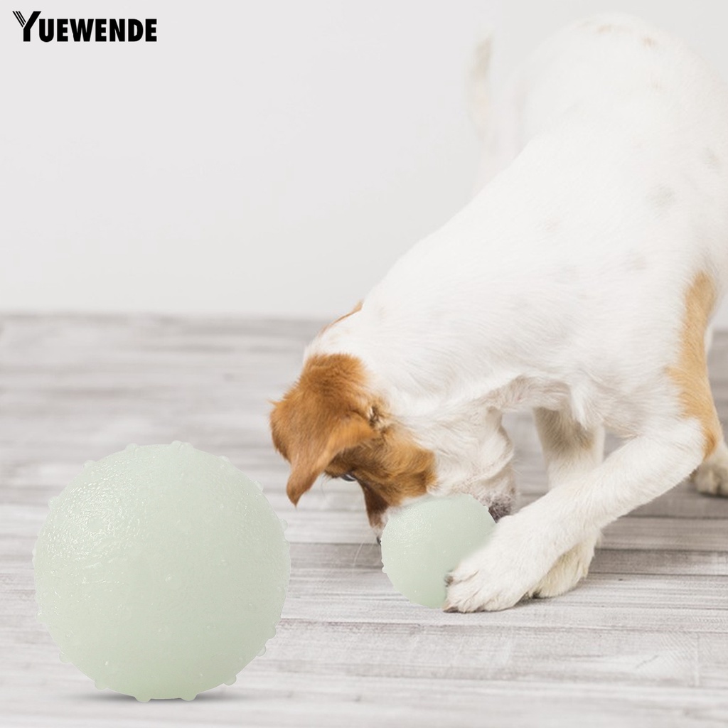 Quả Bóng Đồ Chơi Phát Sáng Huấn Luyện Chống Cắn An Toàn Cho Thú Cưng