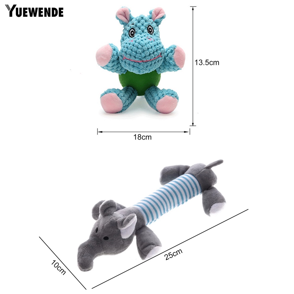 Đồ Chơi Nhồi Bông Hình Động Vật Dễ Thương Chống Trượt Cho Thú Cưng