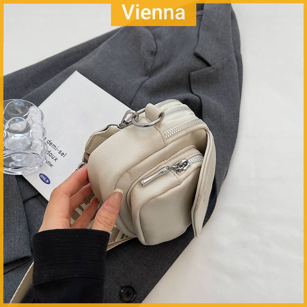 Túi Xách Da PU Dây Đeo Bản Rộng Thời Trang Cho Nữ