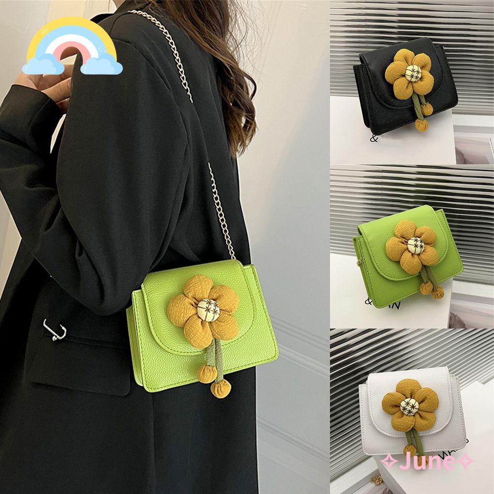 Túi Đeo Vai Nắp Gập Họa Tiết Hoa Hướng Dương Thời Trang Xinh Xắn