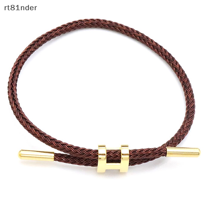 Vòng Tay Dây Bện Hai Lớp Thời Trang Cho Nam Nữ