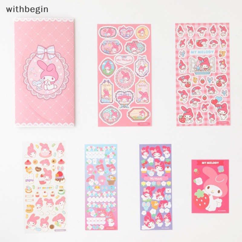 1 Gói Nhãn Dán Trang Trí Sổ Tay Hình Melody Dễ Thương DIY