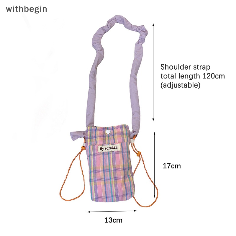 Túi Đeo Chéo Mini Vải Canvas Đựng Điện Thoại Thời Trang Hàn Quốc Dành Cho Nữ