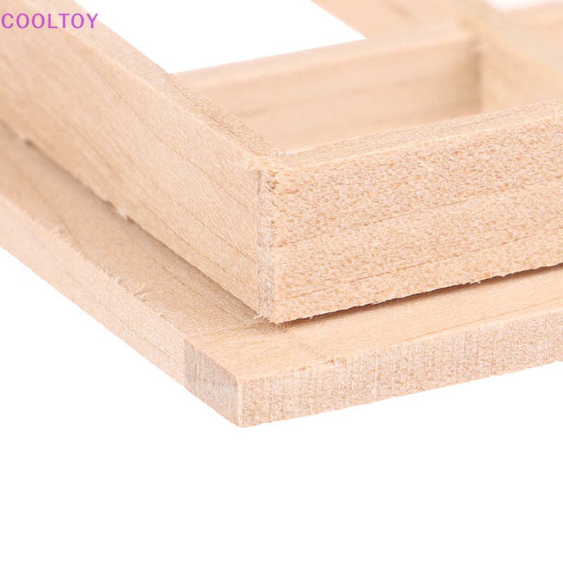 Cooltoy Phụ Kiện Làm Khung Cửa Sổ 4 Cánh Tỉ Lệ 1: 12 Cho Nhà Búp Bê DIY