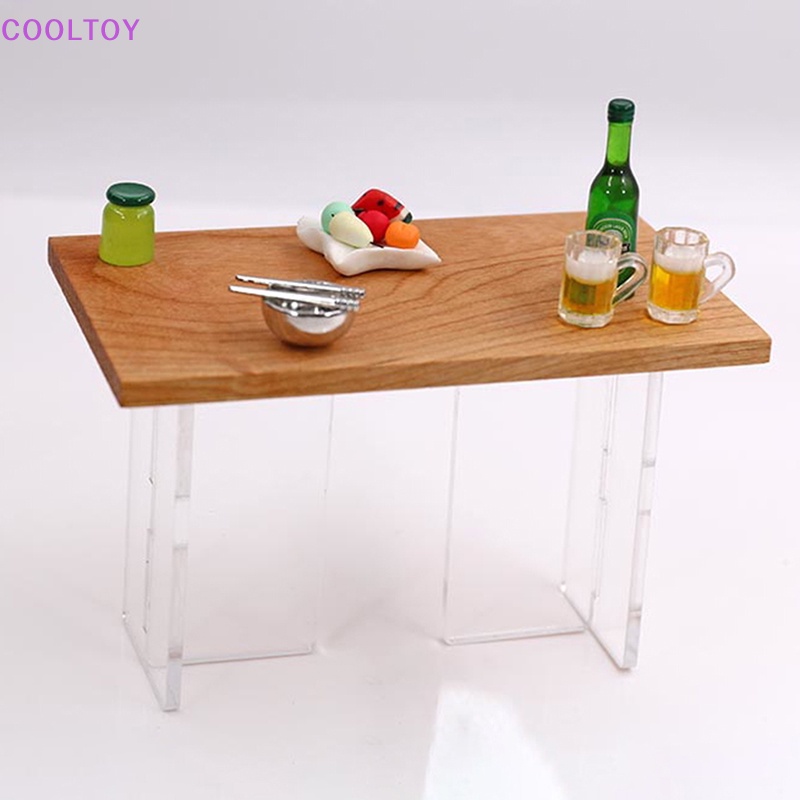 1 Bộ Bàn Ăn Tỷ Lệ 1: 12 Dùng Trang Trí Nhà Búp Bê