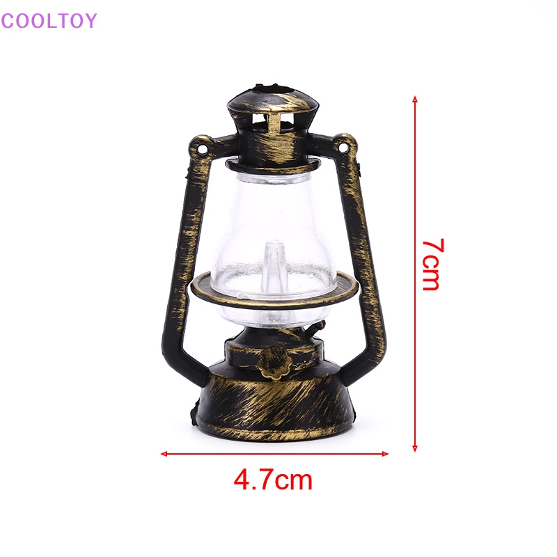 Mô Hình Đèn Dầu Đen Mini 1: 12 Dùng Để Trang Trí Nhà Búp Bê