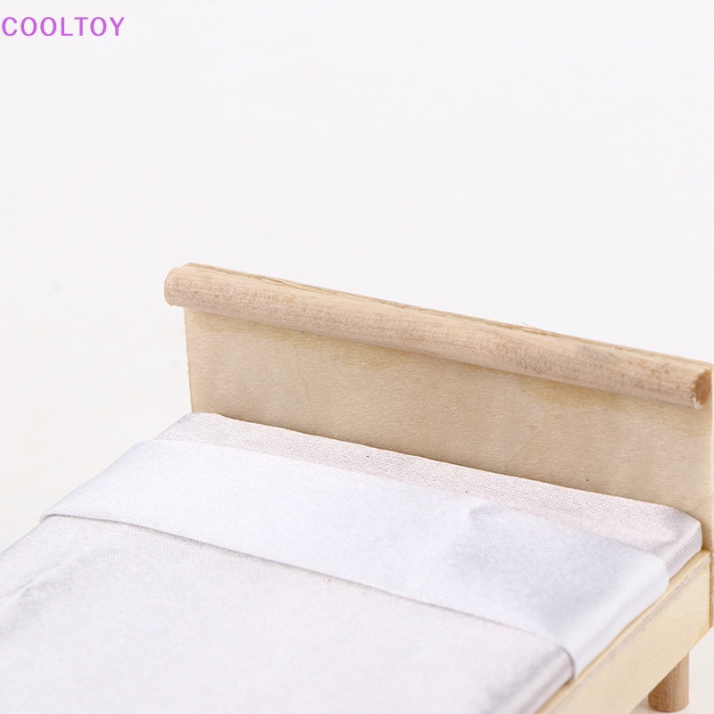 Mô Hình Giường Ngủ Mini Tỉ Lệ 1: 12 Trang Trí Nhà Búp Bê