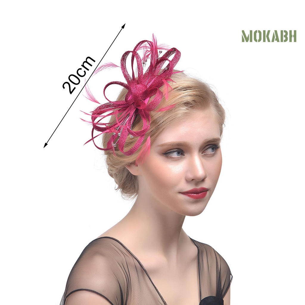 Trâm Cài Tóc Đính Đá Hình Bông Hoa Phong Cách Vintage Dành Cho Cô Dâu