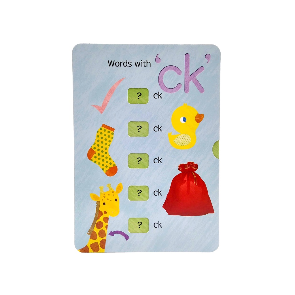 Little Genius: Phonics Pull The Tab Flashcards