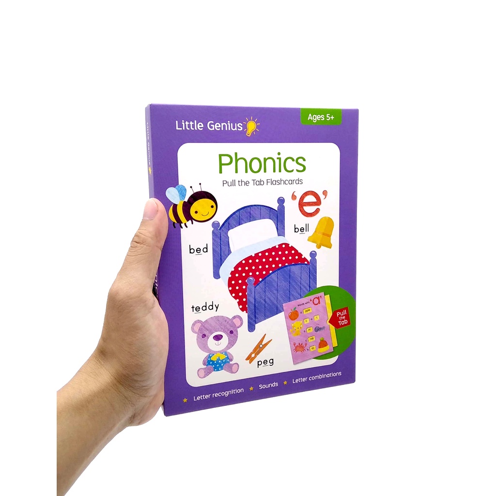 Little Genius: Phonics Pull The Tab Flashcards