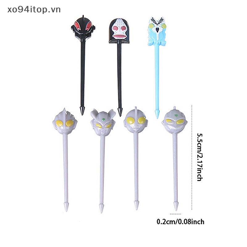 Set 7 Nĩa Ăn Trái Cây Hình Động Vật Đáng Yêu