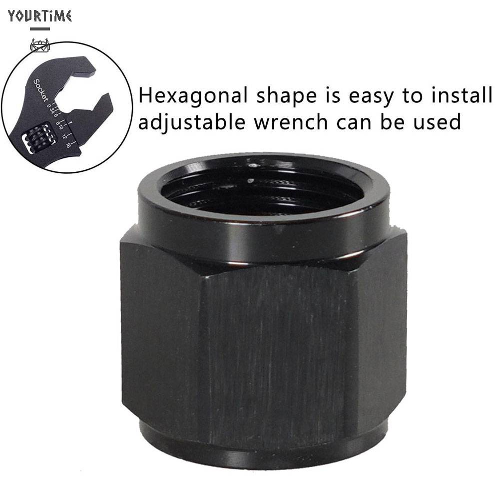 Nắp Đậy Ống Loe AN4 AN6 AN8 AN10 Bằng Nhôm Cho Xe Hơi