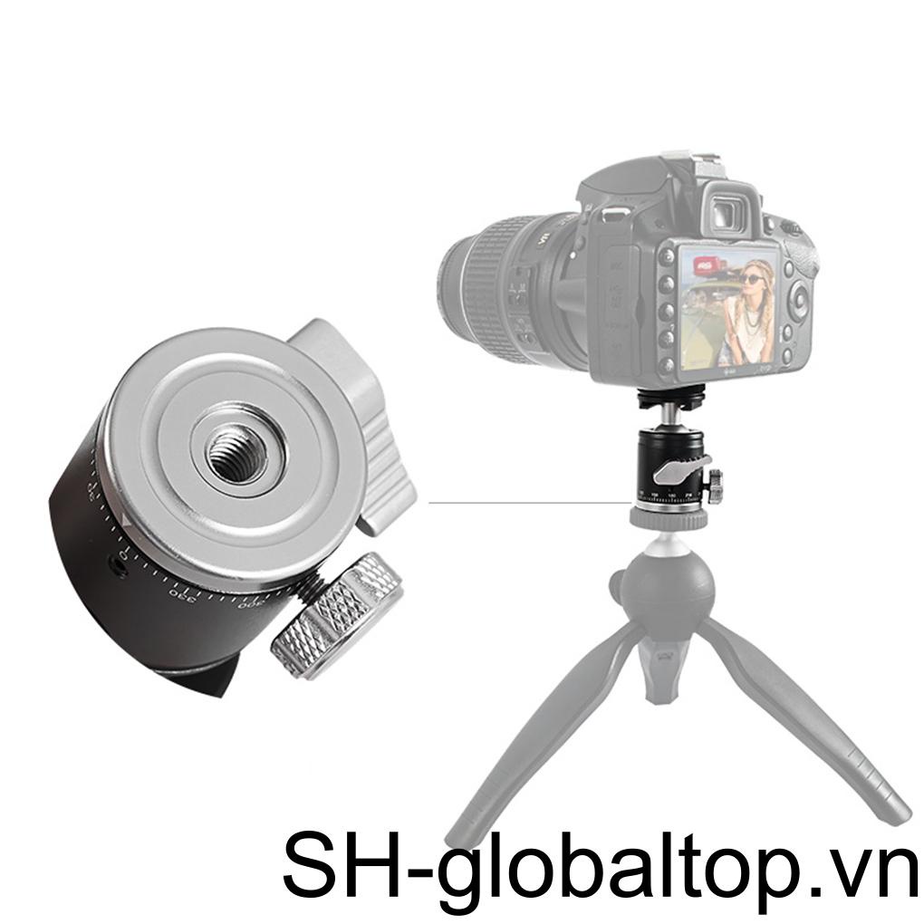 Khớp Nối Giá Đỡ Ba Chân Đầu Bi Xoay 360 Độ Thông Dụng Cho Máy Ảnh
