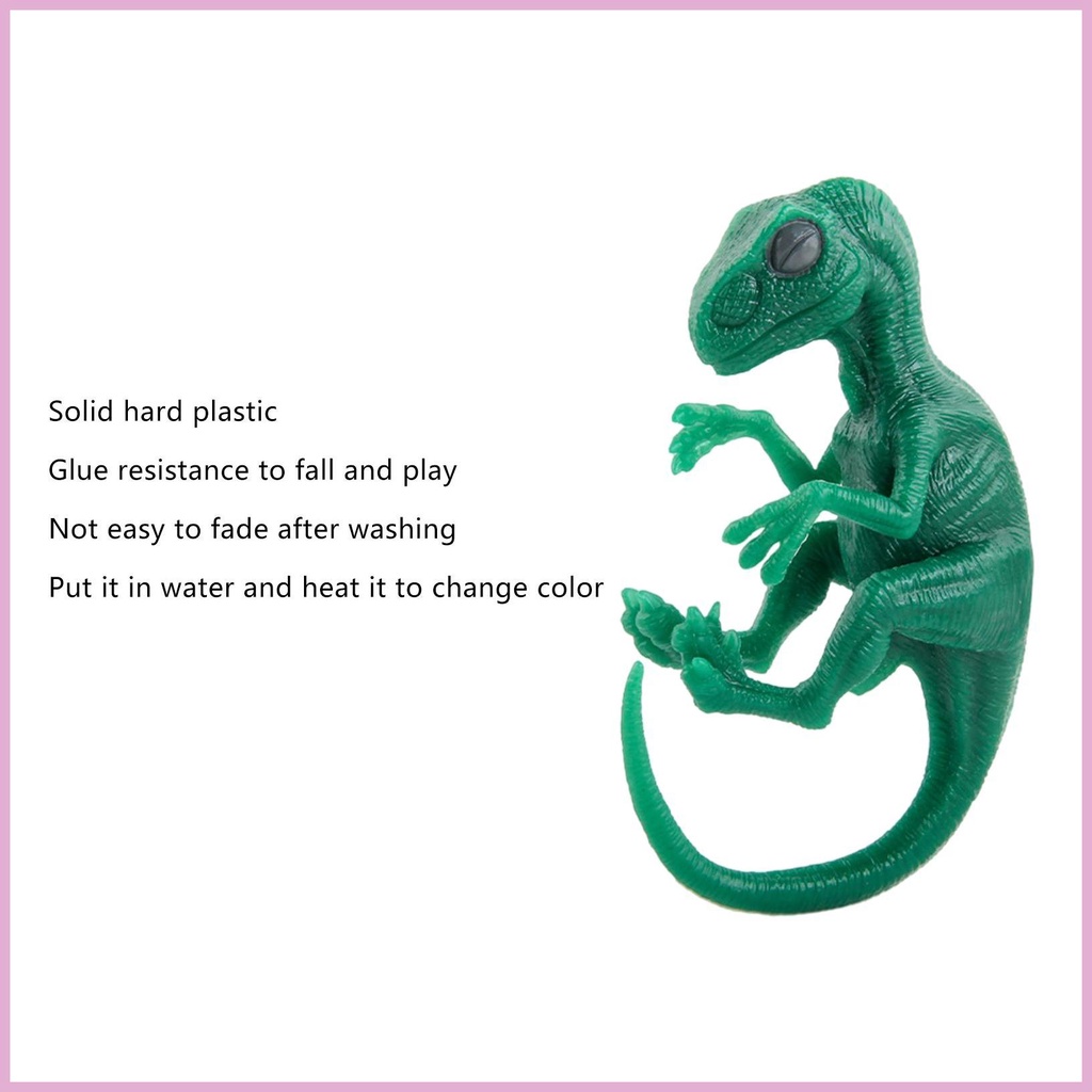 Set 2 Mô Hình Khủng Long Đồ Chơi Thay Đổi Màu Sắc Theo Nhiệt Độ Dành Cho Bé