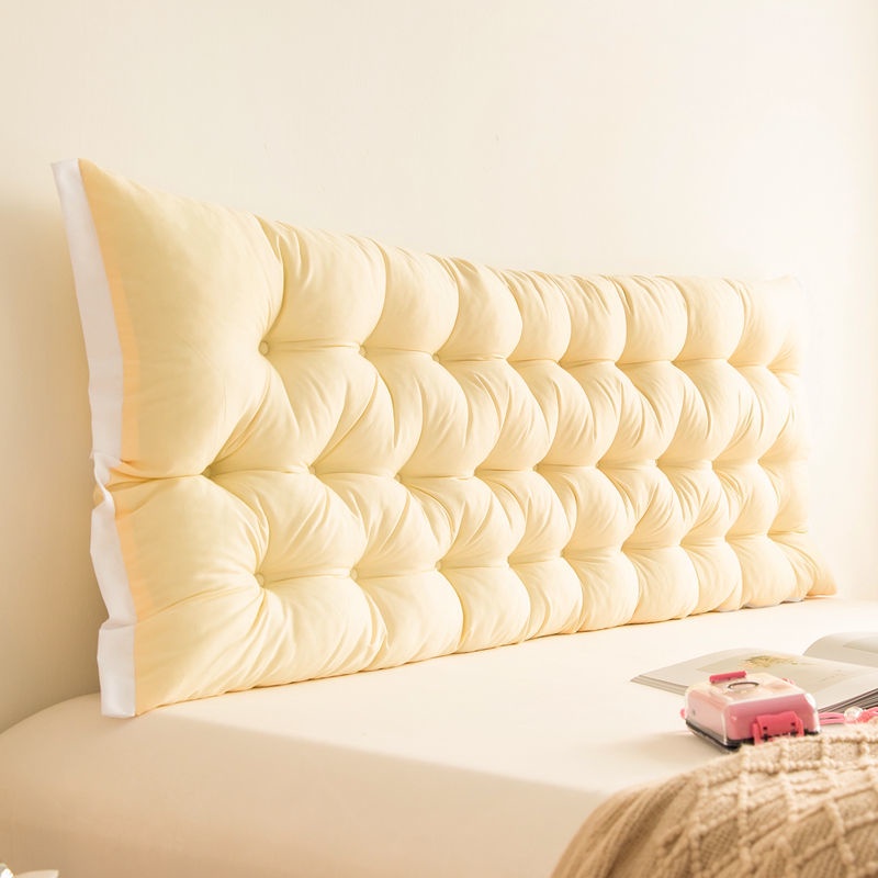 Gối Tựa Đầu Giường Vải Lưới Màu Đỏ Mềm Mại Chống Va Chạm Có Đệm Tựa Lưng tatami Không Có Thể Giặt Rửa Và Tẩy Rửa