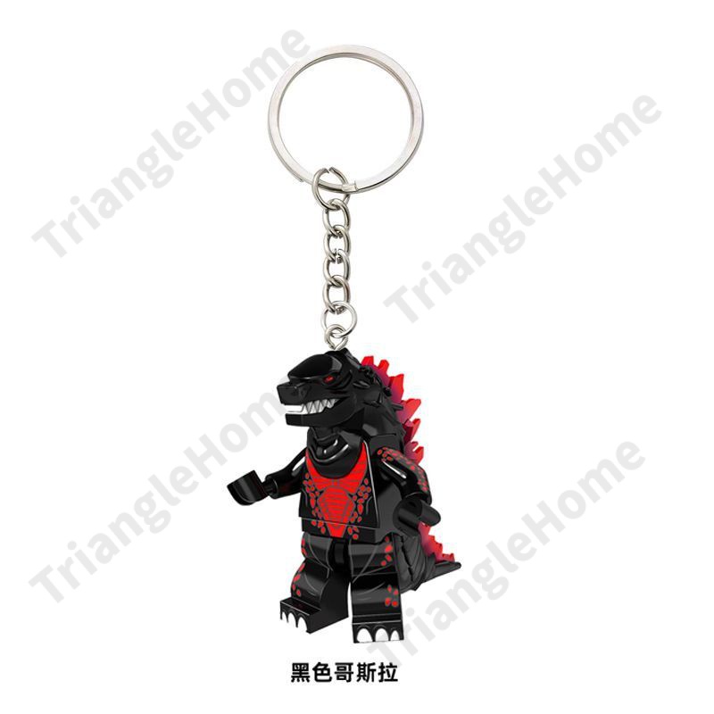 Móc Chìa Khóa Hình Lego 2023 Phong Cách Godzilla Độc Đáo