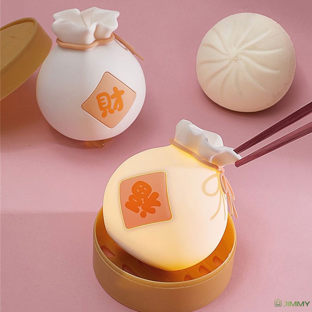 Đèn Ngủ Bóng LED Silicone Sạc USB Hai Tốc Độ Điều Chỉnh Được Tiện Lợi