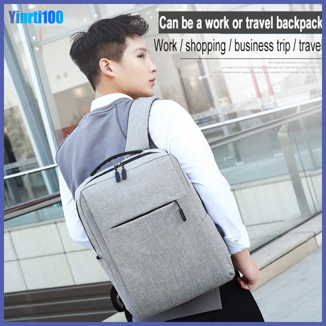 Ba Lô Đựng Laptop 15.6 Inch Chống Thấm Nước Đa Năng Sức Chứa Lớn Có Cổng Sạc Usb Cho Nam Nữ