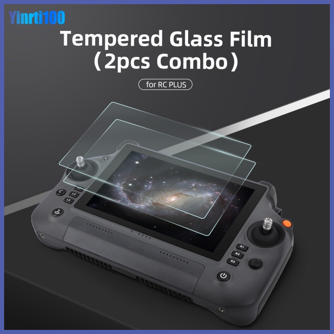 Set 2 Kính Cường Lực Bảo Vệ Màn Hình Điều Khiển Từ Xa Chống Trầy Cho Dji Rc Plus M30