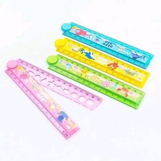 Thước kẻ nhựa học sinh gấp gọn 30cm, thước gấp gọn