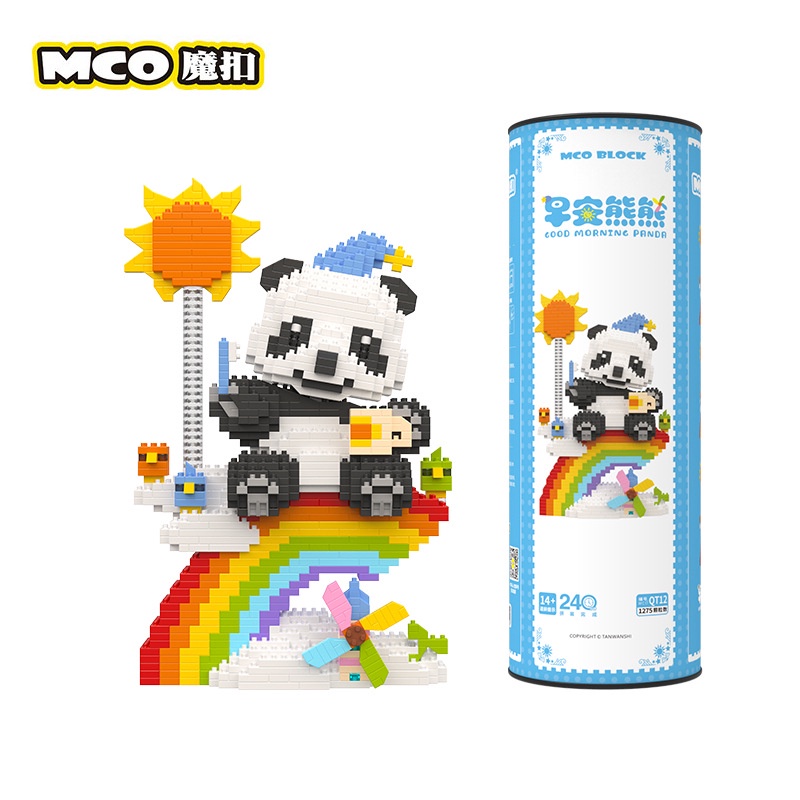 Đồ Chơi Khối Lắp Ráp Gấu Trúc Ba Chiều Cỡ Nhỏ Khó khăn Ma Thuật