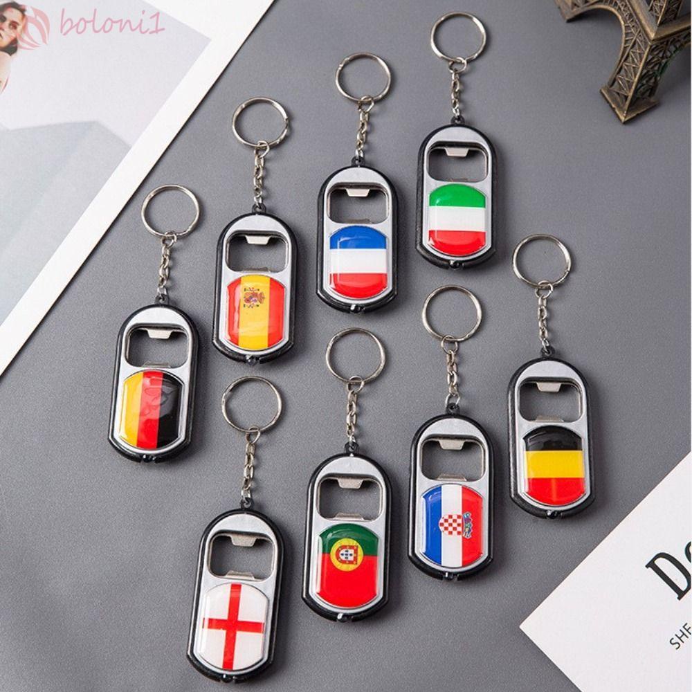 Móc Khóa Kiêm Quạt Mini Tích Hợp Đèn Pin 2022 Qatar Worldbal Kiểu Mới