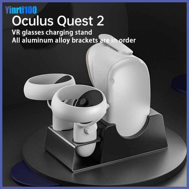 Đế Sạc Nhanh Vr Bằng Kim Loại Đa Năng Cho Kính Thực Tế Ảo Oculus Quest 2 Vr